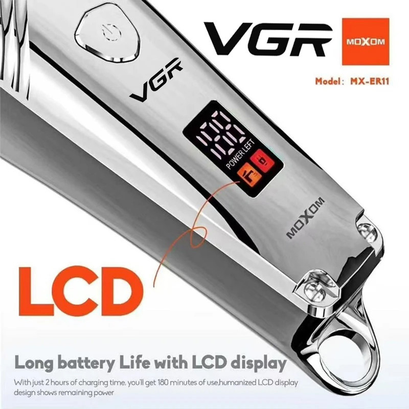 ماشین اصلاح موی سر و صورت شارژی وی جی آر مدل MX-ER11
