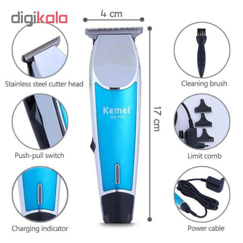 ماشین اصلاح موی سر و صورت کیمی مدل KM-703