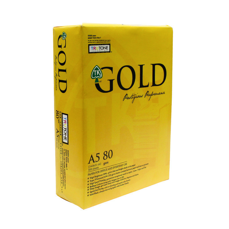 کاغذ A5 گلد کد 5 بسته 2500 عددی