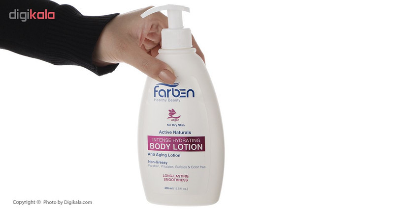 لوسیون بدن فاربن مدل Argan حجم 400 میلی لیتر