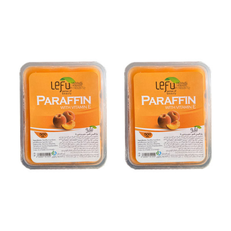 پارافین لفو مدل Peach حجم 500 میلی لیتر مجموعه 2 عددی