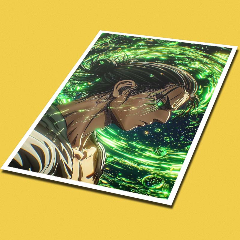 پوستر کارنيکا طرح حمله به تایتان Attack on Titan کد 93237 مجموعه 8 عددی