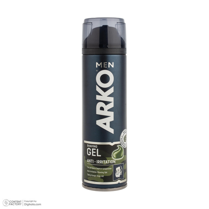 ژل اصلاح آرکو من مدل Anti Irritation حجم 200 میلی لیتر