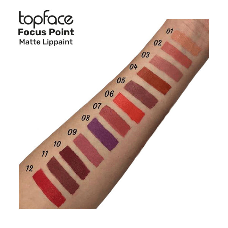 رژ لب مدادی تاپ فیس مدل Matte Focus Point شماره 003