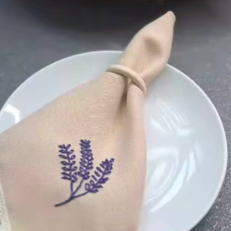 حلقه دستمال سفره مدل 020 بسته 6 عددی