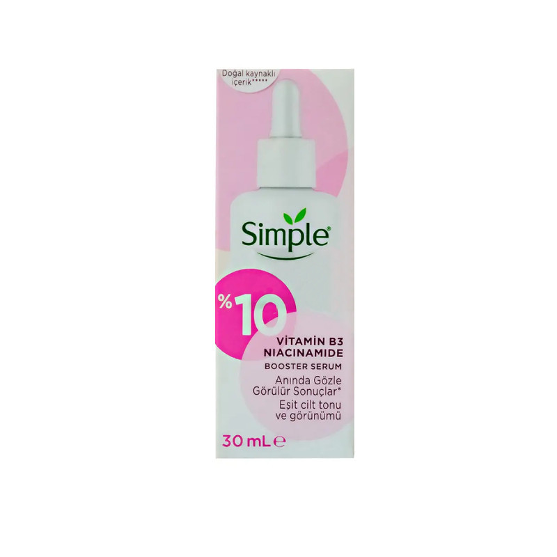 سرم روشن کننده سیمپل مدل Booster  10% Niacinamide + Vitamin B3 حجم 30 میلی لیتر