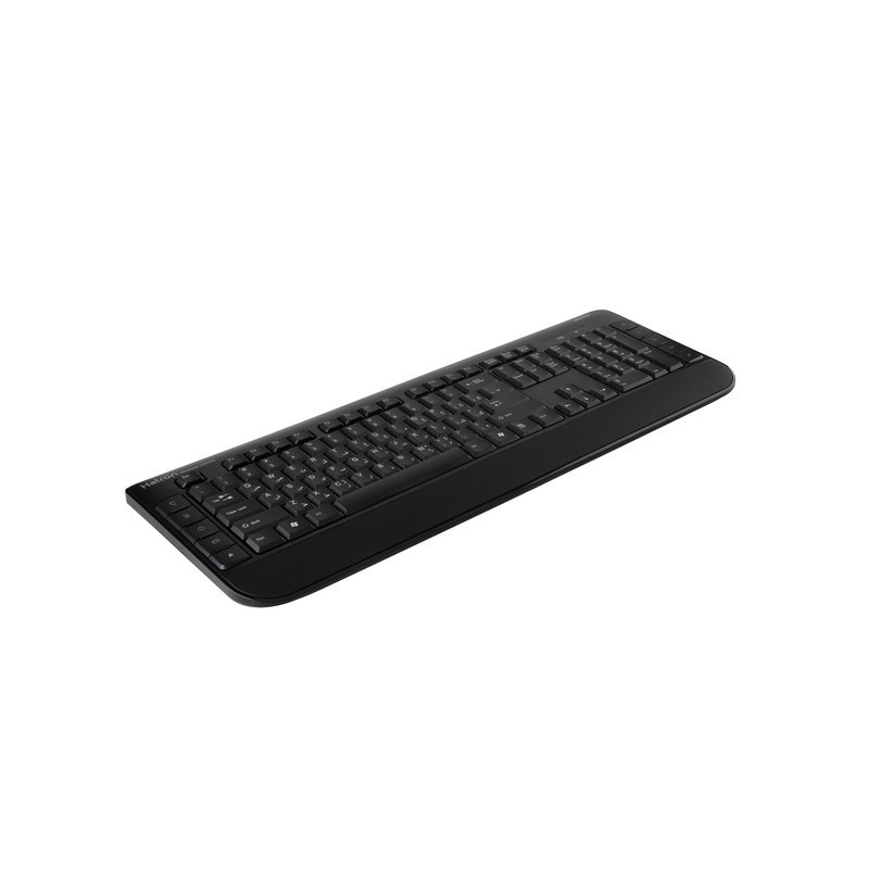 کیبورد و ماوس بی سیم هترون مدل HKCW140، سوییچ ممبران، Full-Size