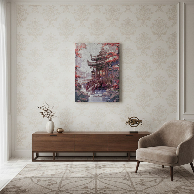 بازی آموزشی مدل نقاشی الماسی طرح بزرگسال کد C3443