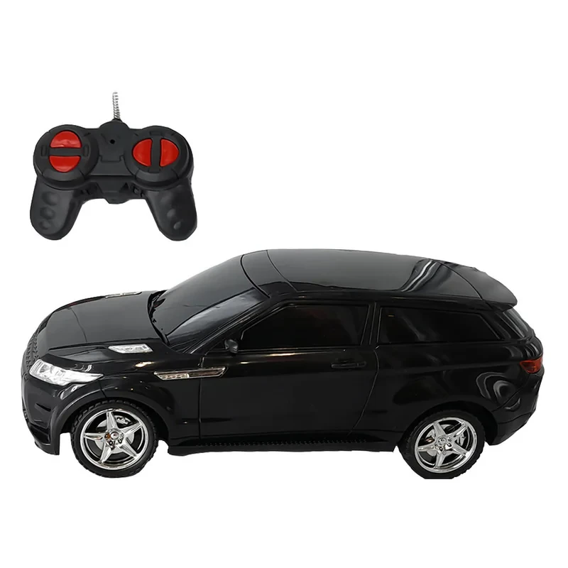 ماشین بازی کنترلی مدل سواری طرح BMW دارای چراغ و قابلیت حرکت در چهار جهت جلو، عقب، چپ و راست، بدنه پلاستیکی سبک و ابعاد 150x70x100 میلی‌متر