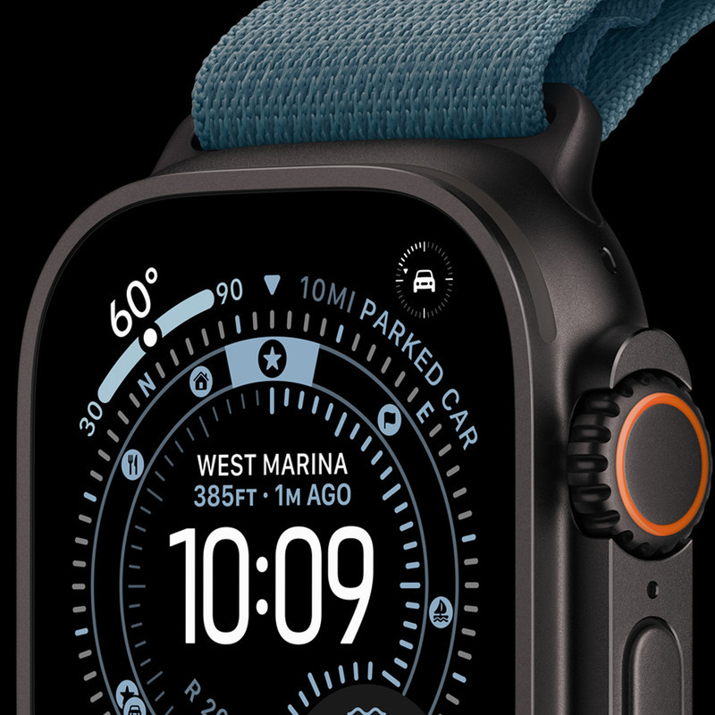 ساعت هوشمند 49 میلی متری اپل مدل Ultra 3 Natural Titanium Case با بند Trail