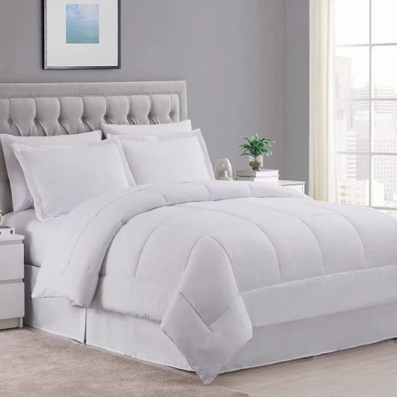 لحاف چیداری مدل هتلی دونفره سایز 240x220 سانتی متر