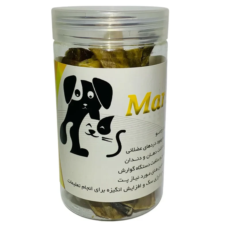 غذای تشویقی سگ پت ماردین مدل گوش بره بسته 8 عدد وزن 100گرم
