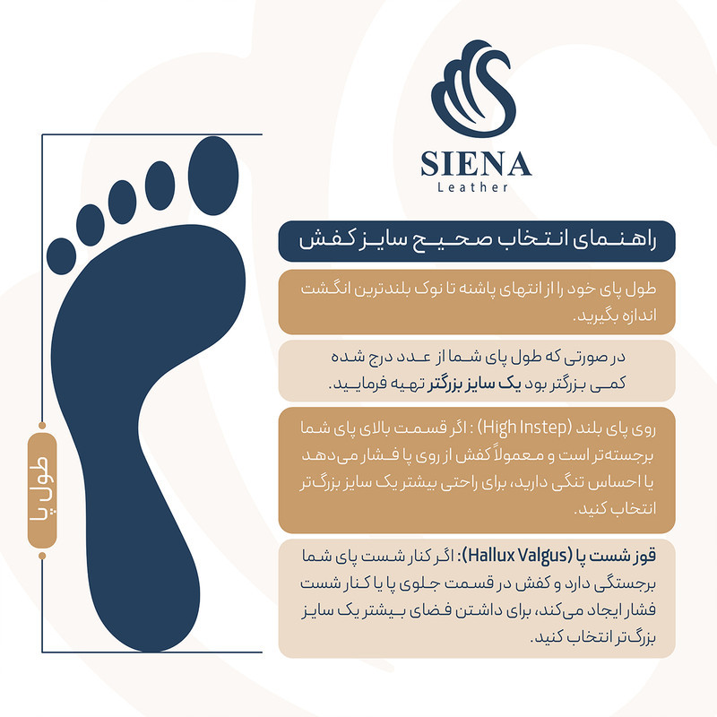 نیم بوت زنانه سی یِنا مدل چرمی کد 1291