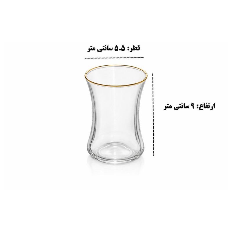 سرویس چای خوری 18پارچه 6 نفره گونول  مدل G4572 Magnolya