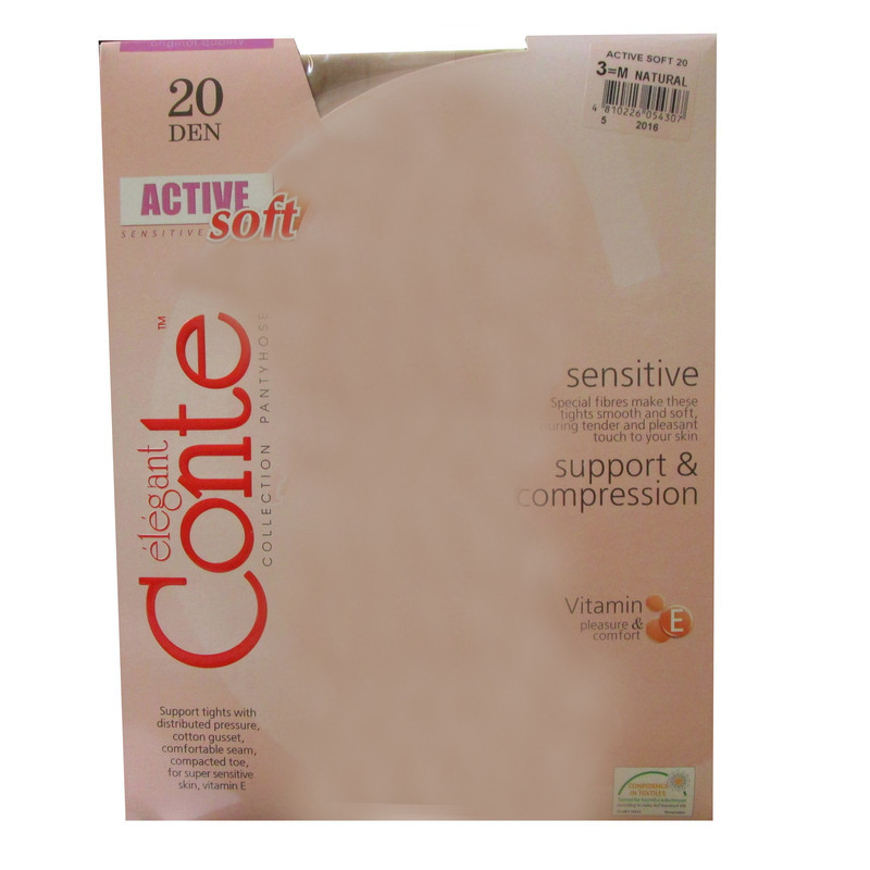 جوراب شلواری زنانه کنته مدل ACTIVE Soft-DEN20-Natural