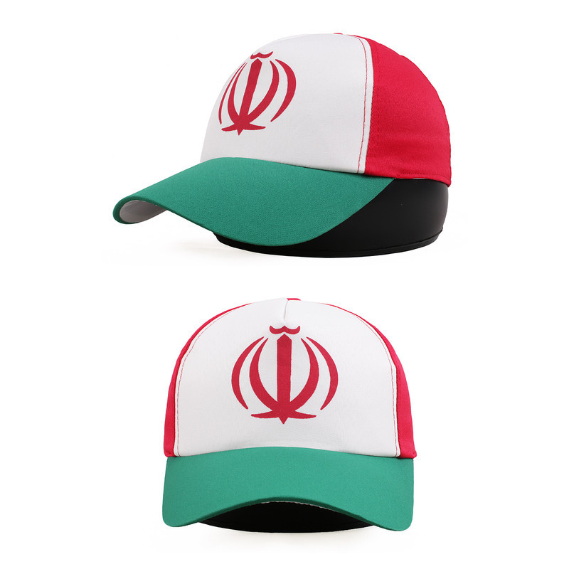 کلاه کپ مدل نقابدار طرح پرچم ایران کد 13483