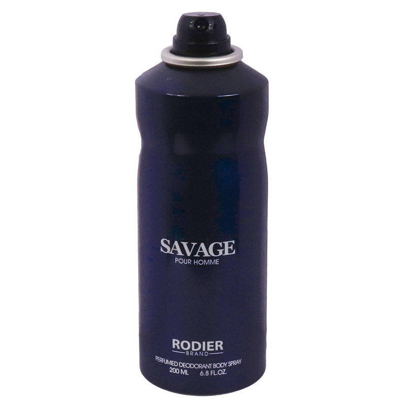 اسپری دئودورانت مردانه رودیر مدل SAVAGE حجم 200 میلی لیتر