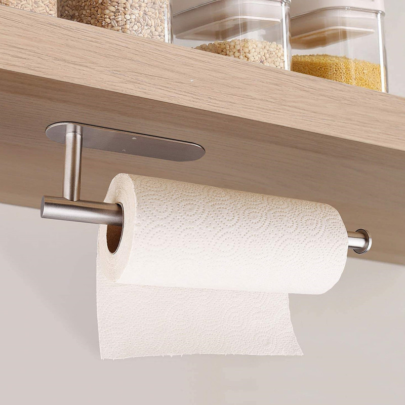 پایه رول دستمال کاغذی مدل بلند چسبی ترونی کد 803