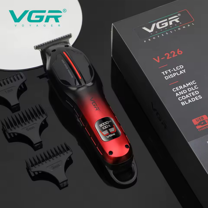 ماشین اصلاح موی سر و صورت شارژی وی جی ار مدل V-226