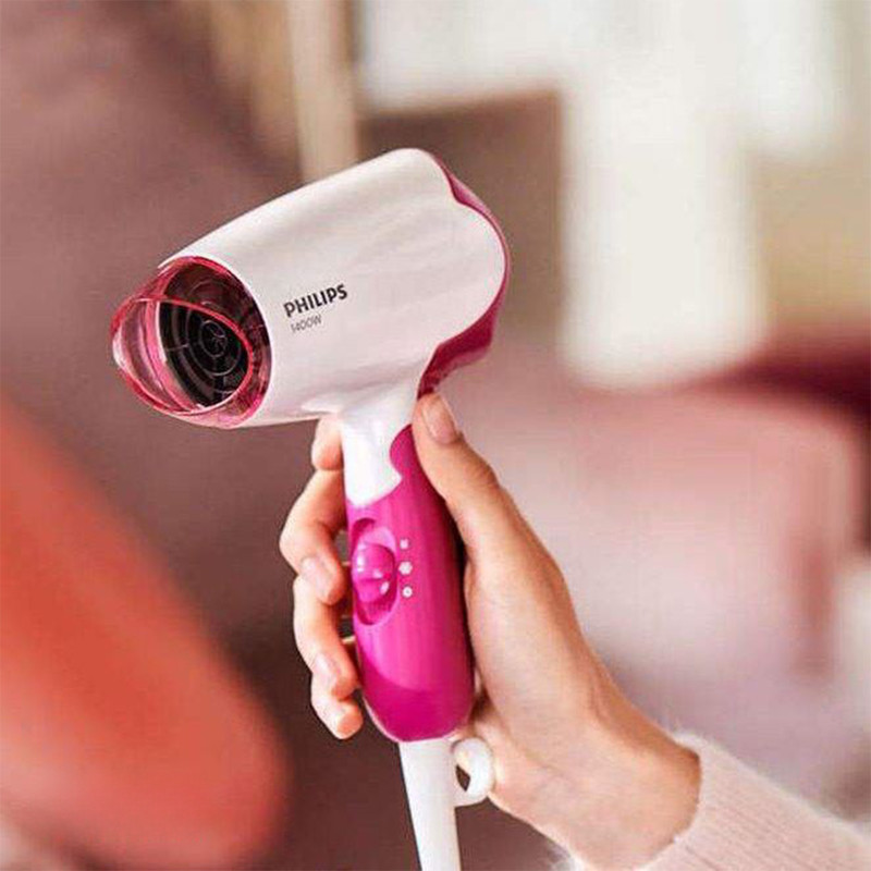 سشوار مسافرتی 1400 وات فیلیپس مدل BHD003، موتور DC، وزن 350 گرم، با ویژگی صاف‌کنندگی، حجم‌دهندگی