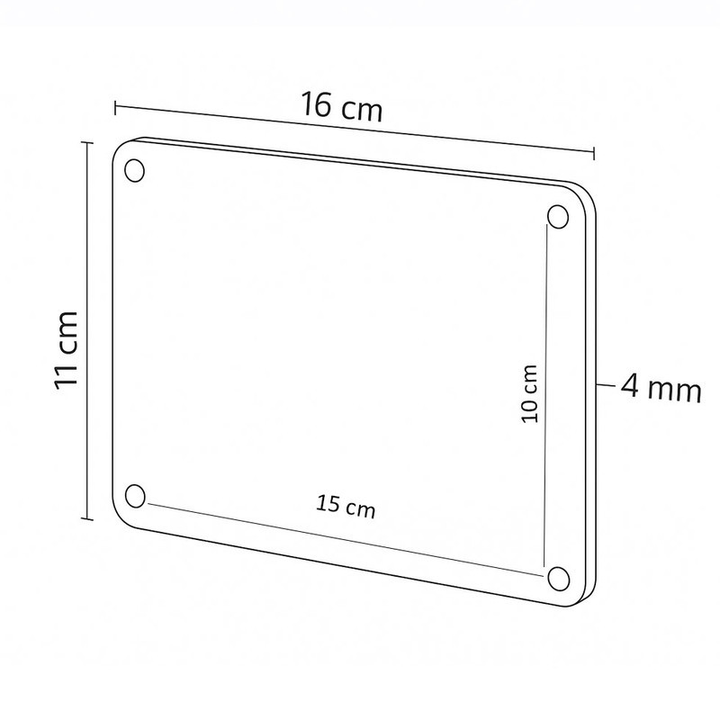 قاب عکس مدل مگنتی یخچالی سایز 16x11 سانتی متر
