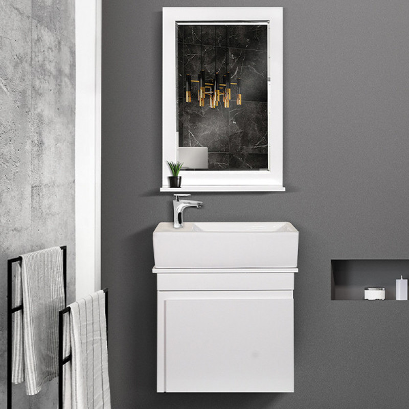 ست کابینت و روشویی مدل 8002 به همراه آینه