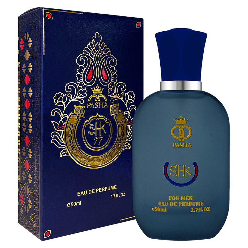 ادو پرفیوم مردانه پاشا مدل هالتان و شیخ با رایحه گرم حجم 50 میلی لیتر بسته 2 عددی