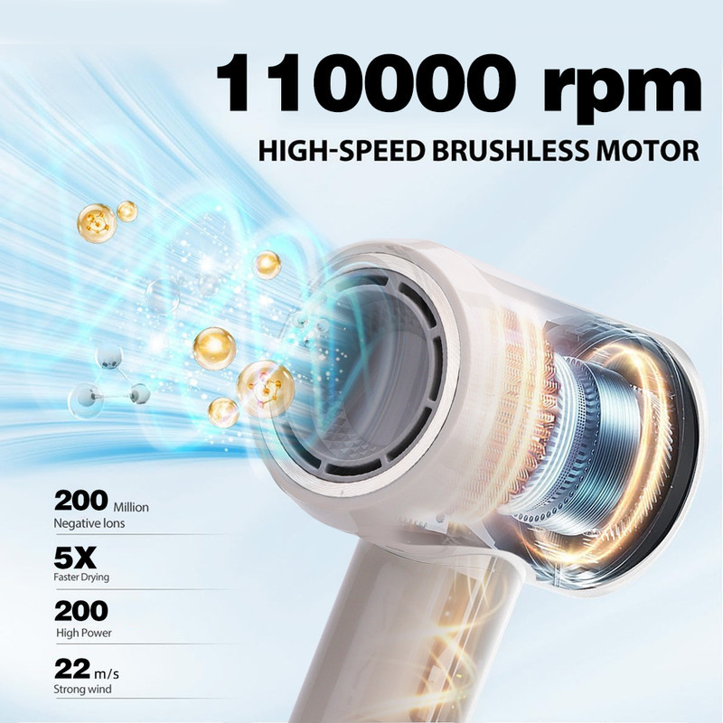 سشوار حرفه‌ای 1500 وات هیوندای مدل HC-233