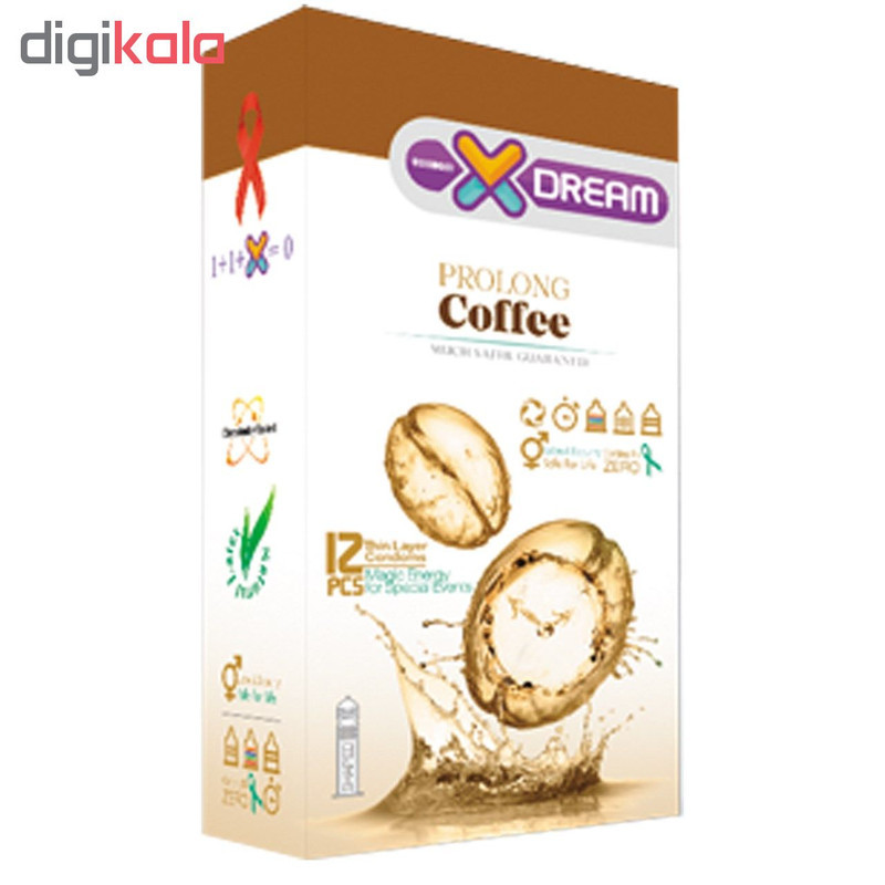 کاندوم ایکس دریم مدل Coffee بسته 12 عددی به همراه کاندوم تاخیری کدکس مدل Double Delay بسته 10 عددی