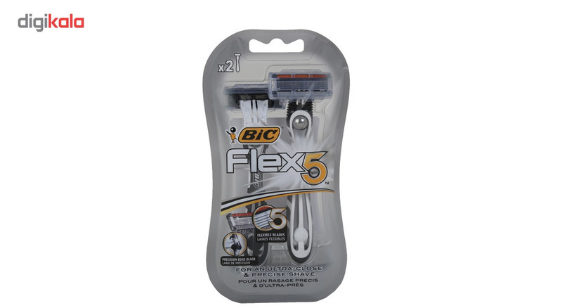 خود تراش بیک مدل Flex 5 بسته 2 عددی