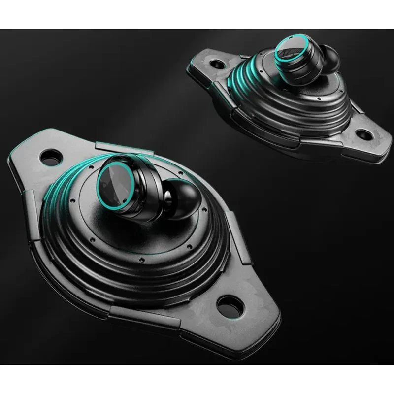 هدفون بلوتوثی دامیکس مدل M25 ENC بدون قابلیت نویز کنسلینگ، درگاه شارژ USB Type-C، دارای میکروفون داخلی، قابلیت استفاده به عنوان پاوربانک، دارای لامپ RGB، نمایشگر LED، دارای صفحه نمایش روی محفظه شارژ، مقاوم در برابر آب