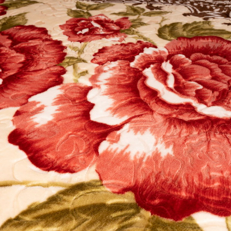 پتو دو نفره گلبافت مدل برتر کد 126 سایز 220x240 سانتی‌متر