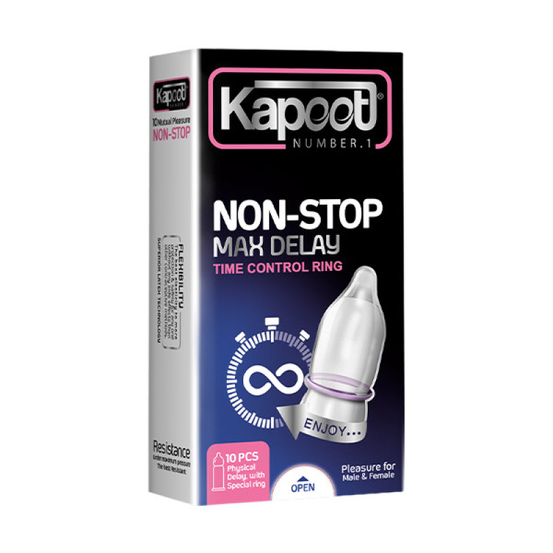 کاندوم کاپوت مدل NON-STOP بسته 10 عددی به همراه کاندوم کاپوت مدل Classic Lubricated بسته 3 عددی