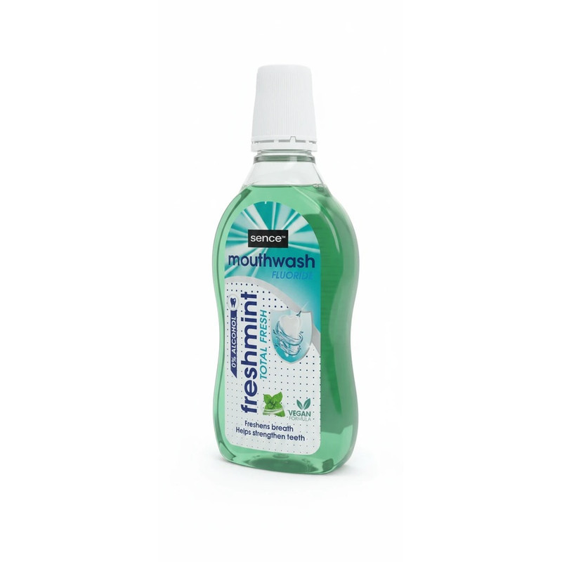 دهان شویه سنس مدل FRESHMINT حجم 500 میلی لیتر