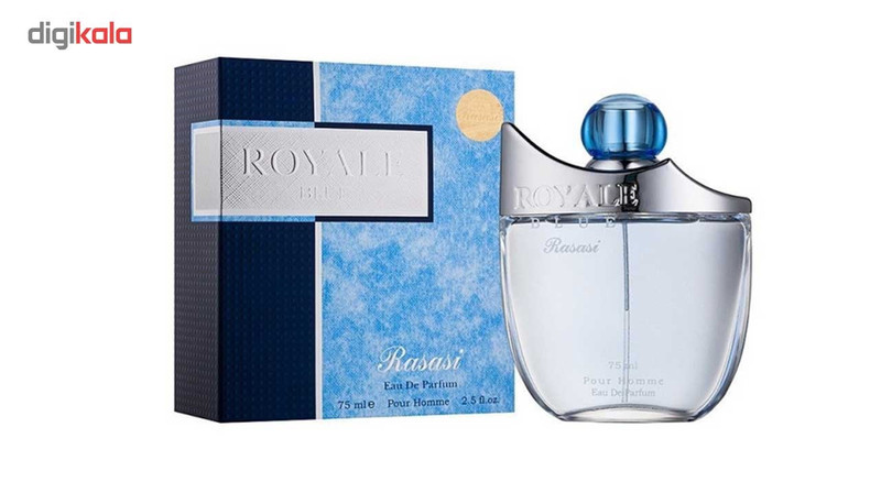 ادوپرفیوم مردانه رصاصی مدل Royale Blue حجم 75 میلی لیتر