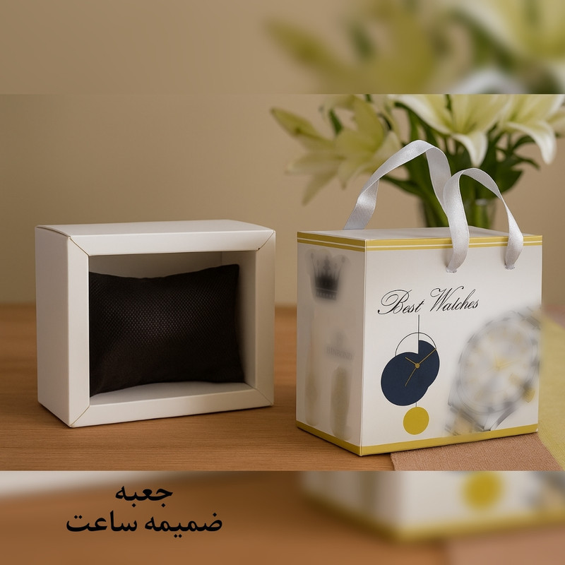 ساعت مچی عقربه‌ای کوارتز مردانه مدل کلاسیک اسپرت تک موتوره بند برزنتی پیو کد ۳