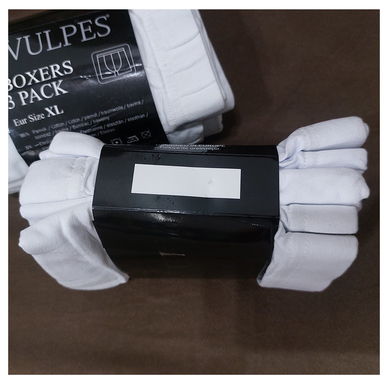 شورت مردانه مدل VULPES کد AS1502  بسته 3 عددی