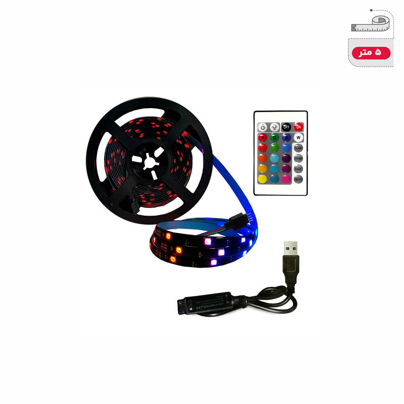 ریسه ال ای دی لومینوس طرح یو اس بی مدل USB GAMING طول 5 متر