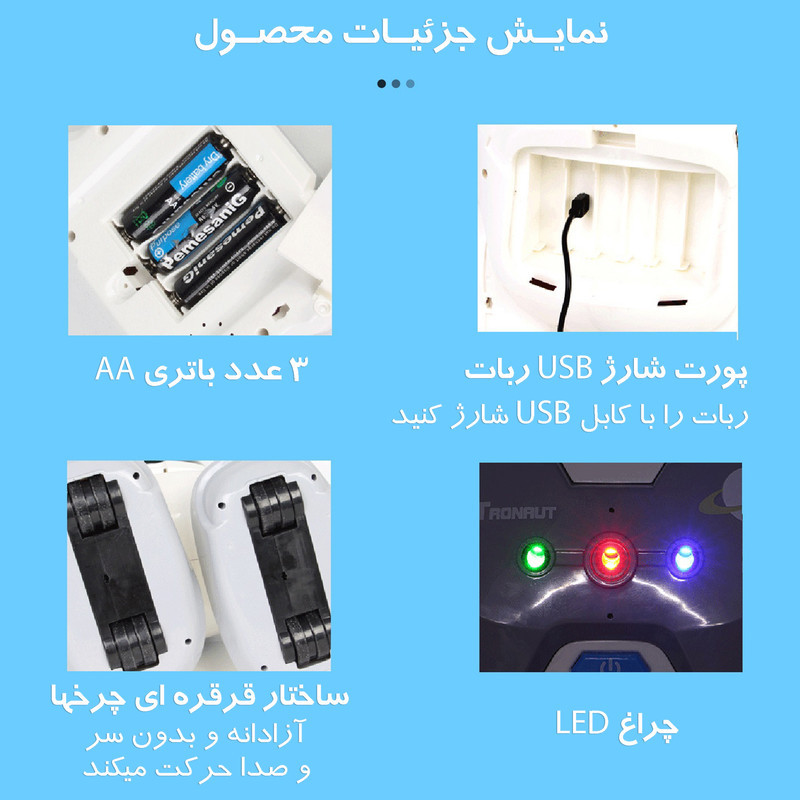 ربات کنترلی طرح فضانورد مدل NO.DB06