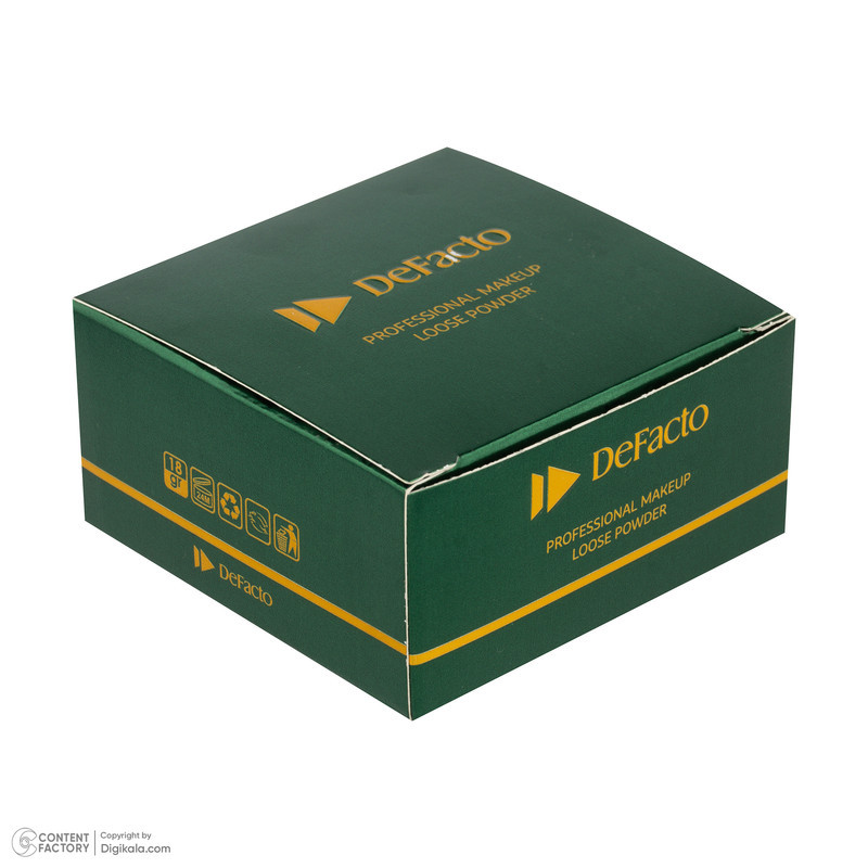 پودر تثبیت‌کننده آرایش صورت دیفکتو مدل professional وزن 18 گرم