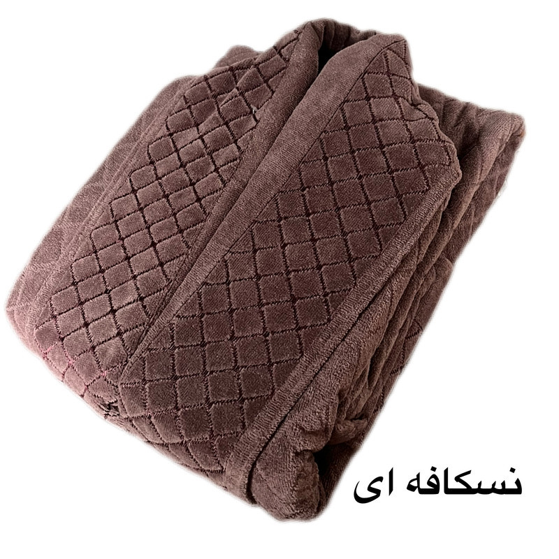 حوله پالتویی آقای کاریزما طرح ماتی سایز 125 مناسب برای قد 160 الی 185