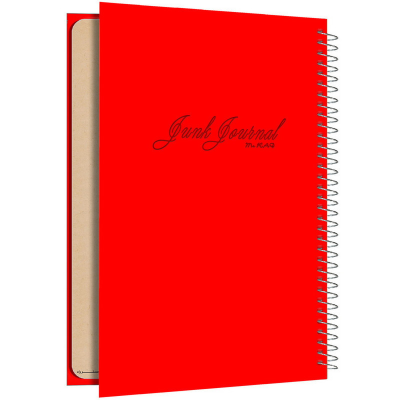دفتر مستر راد مدل جانک ژورنال طرح اسکرپ بوک کد 1616 scrapbook