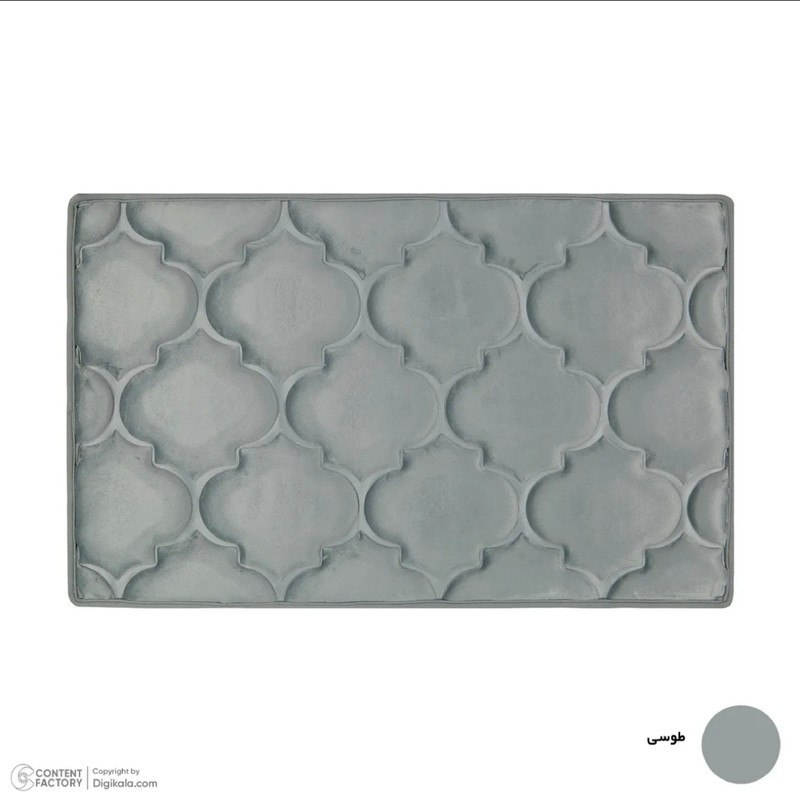 پادری مدل مخمل ترمز دار سایز 70x50x3 سانتی‌متر مناسب برای فضای داخلی