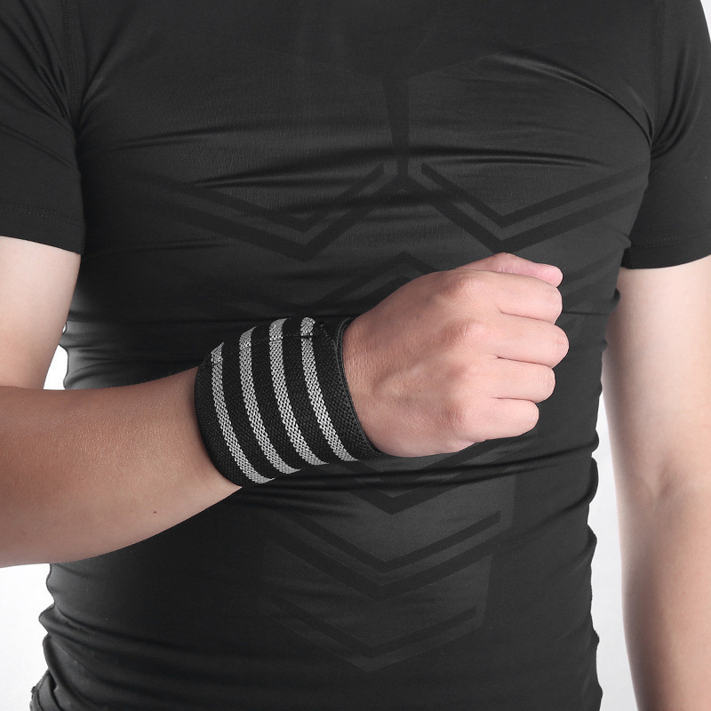 مچ بند ورزشی مدل سه لایه کد Stripped بسته دو عددی