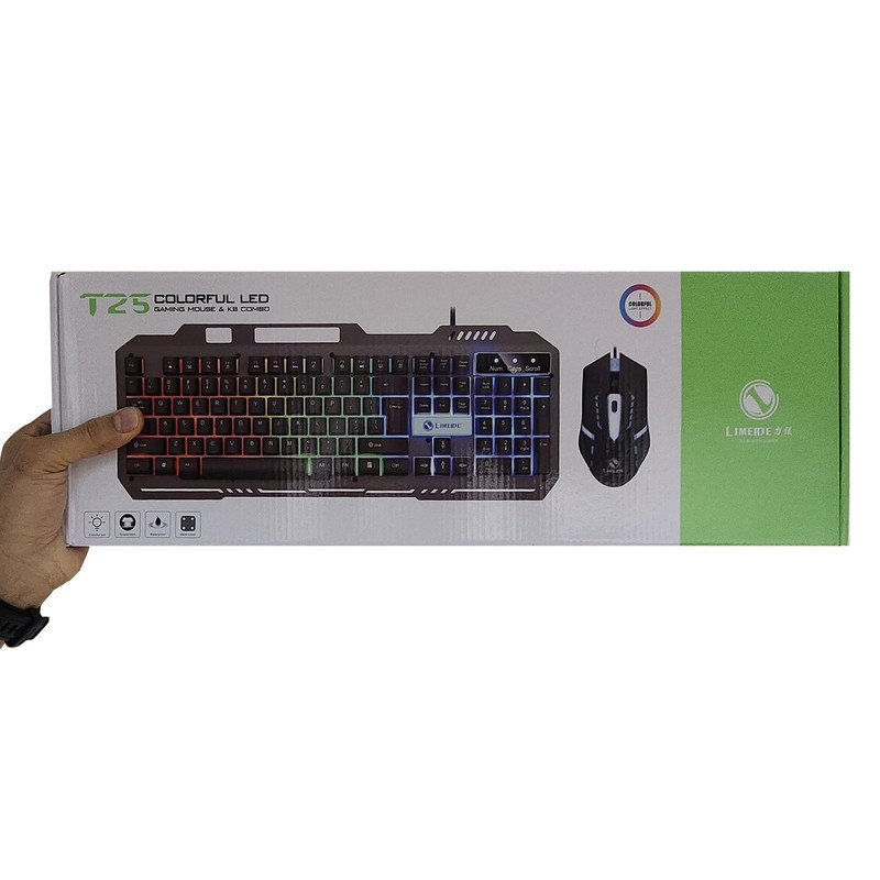 ست گیمینگ لایماید مدل T25-COMBO