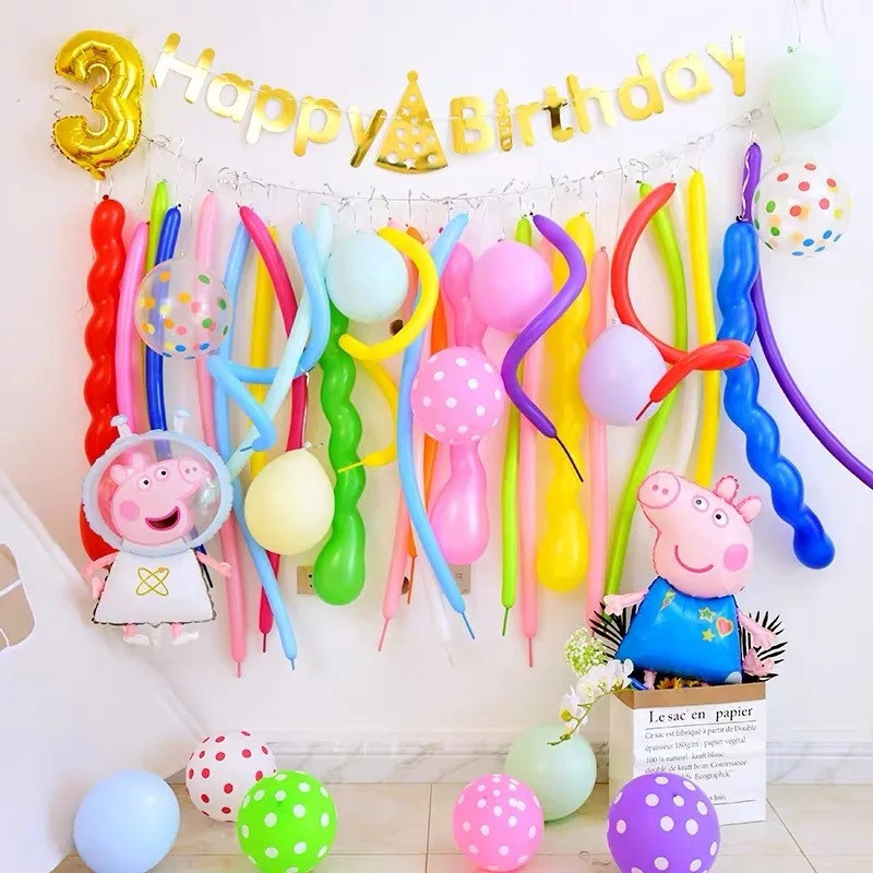 بادکنک مدل ماری ساده بسته 25 عددی