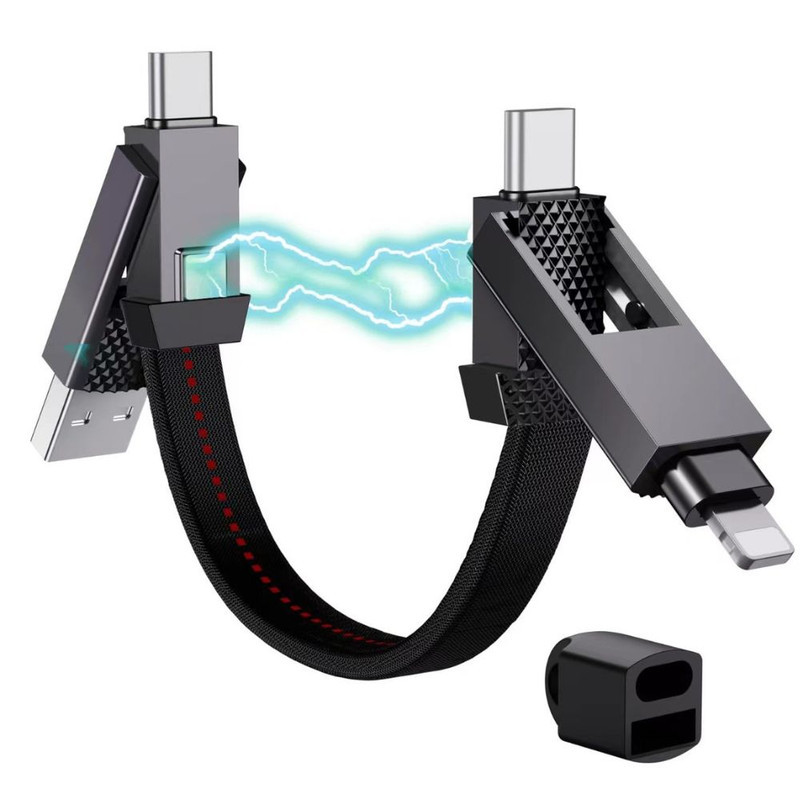 کابل تبدیل USB-C به لایتنینگ میم تک مدل  PDW100 طول 0.12 متر