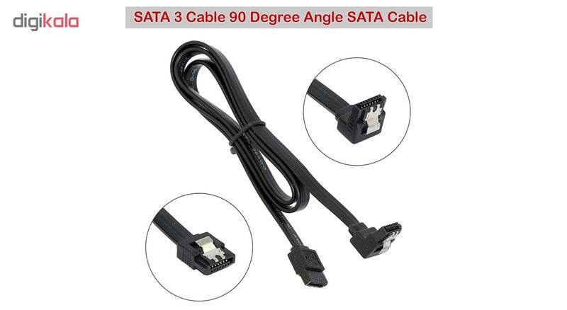 کابل دیتا SATA 3 مدل 12CF1 طول 0.5 متر بسته 2 عددی