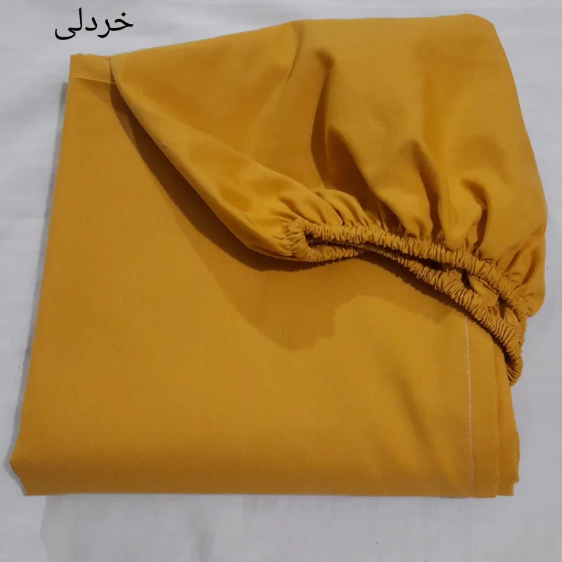 سرویس ملحفه مدل کشدار کد ni03077 یک نفره  دو  تکه