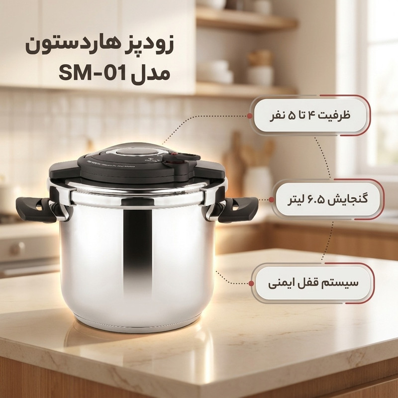 زودپز هاردستون مدل sm-01 گنجایش 6.5 لیتر